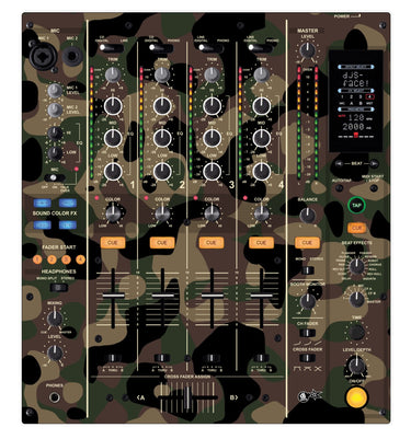 Pioneer DJ DJM 800 Skin Camo Woodland